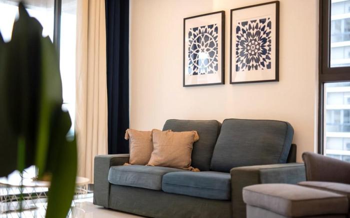 Comfy 3BR Apt in Danga Bay, FREE Parking, Sea View