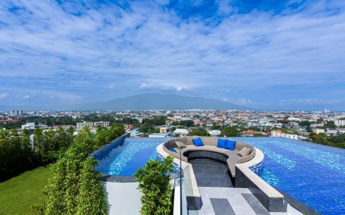 High Luxury Apartment Sky Pool Gym & Workingspace