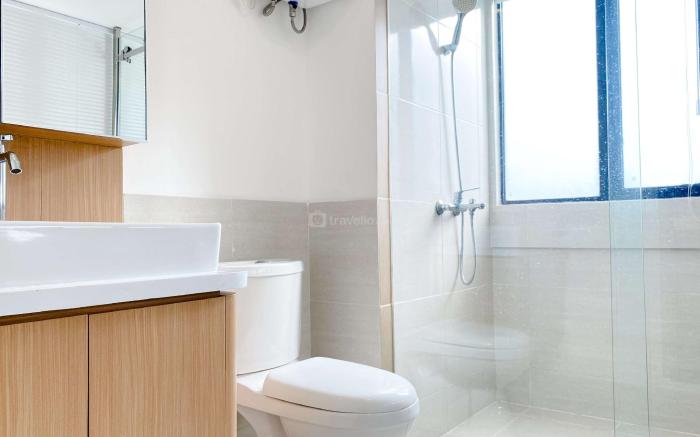 Homey 2BR with Work Space at Meikarta By Travelio