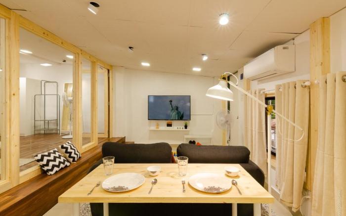 Glass House 1BHK Khar W by The Bombay Home Company