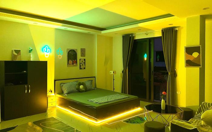 Studio có bếp, ban công, máy chiếu Cầu Giấy V3-5
