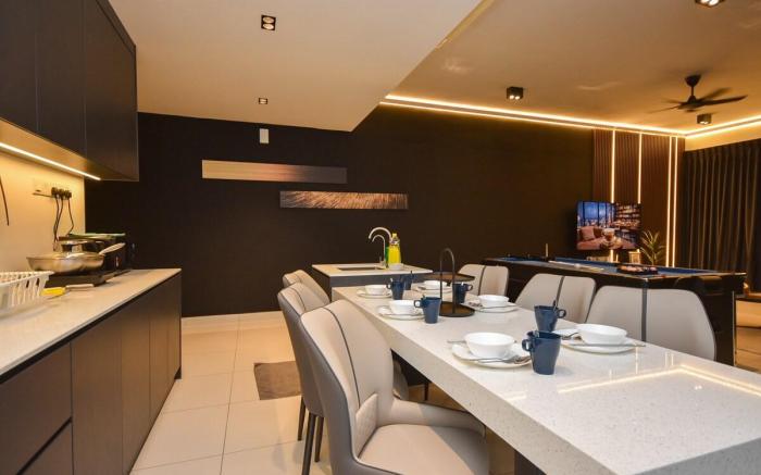 【Bathtub & Pool Table!】D'Executive Suite【Southkey】