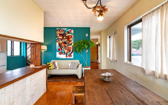 2F Canvas - For Those Struggling with Car Rental Reservations! Sunset Ocean View. Near Churaumi ★