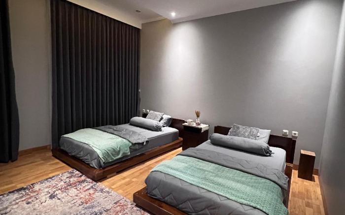 D'Leaf House Twin Room Lembang