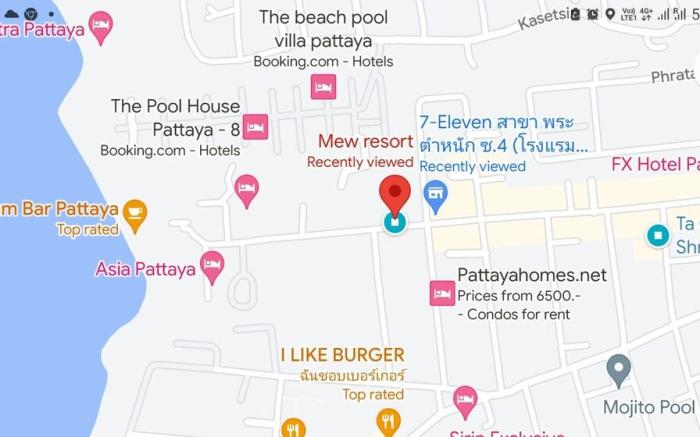 mew resort 6 bedroom
50m-7eleven
2km-walking st
