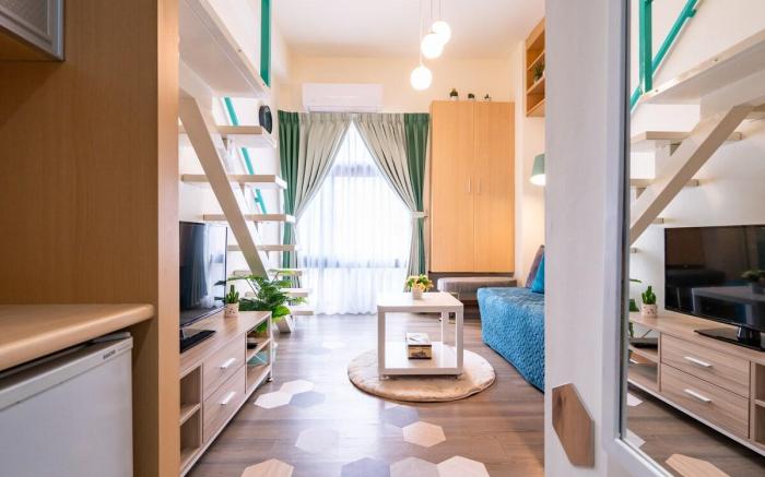 RB Apt w/ lift near Ximen MRT 西門町Loft 近西門地鐵站 獨立浴室