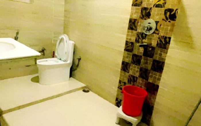 A cozy 1 BHK balcony flat.