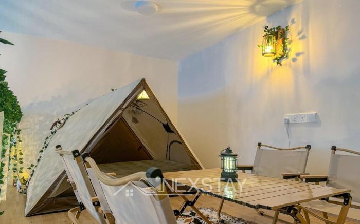 Camping Gather Relaxing Loft Projector Living Room