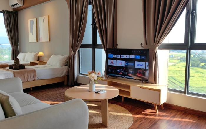 Sunset View|FreeParking|KAvenue|Cozy Room 3-4 Pax