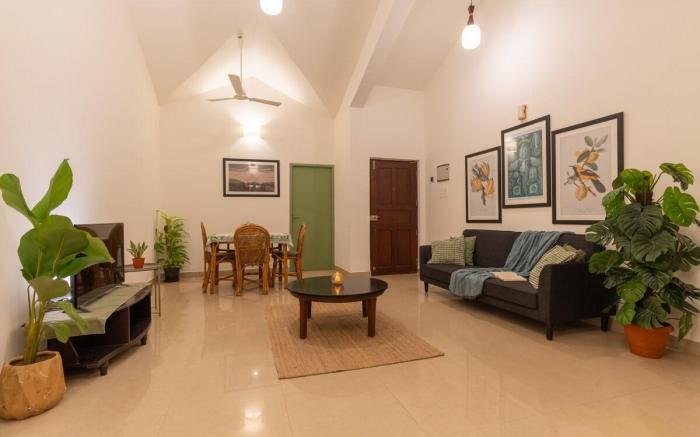 Coastal Oasis: Serene 1BHK, 5 Mins to Colva Beach