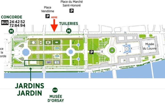 Iconic location! Studio along the Tuileries garden