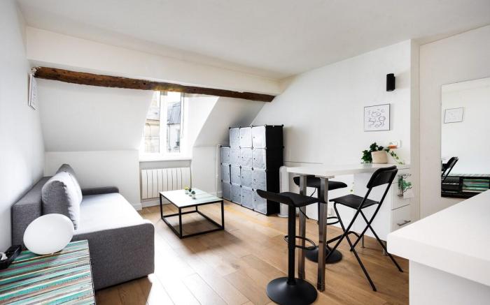 Duplex apartment steps to the Louvre for 4 Pers.