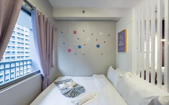Romantic&Cozy |High-Rise Fame Residences 1BR 4Pax