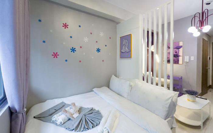 Romantic&Cozy |High-Rise Fame Residences 1BR 4Pax