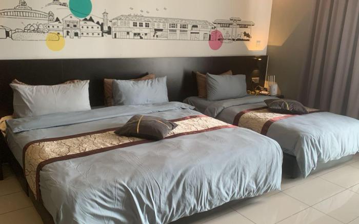 Aeropod Stay in KK 3Pax Level 8_Near Airport/TgAru