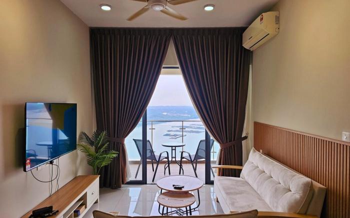 Danga Bay JB，Muji Theme，Seaview，High Floor，Netflix