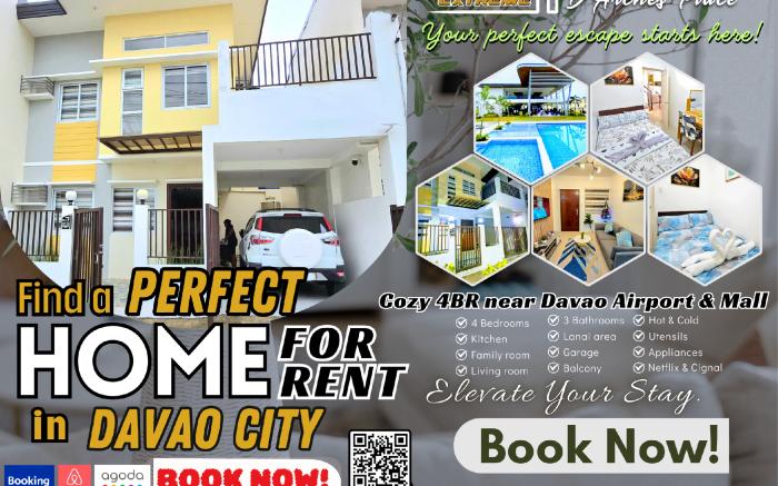 New Cozy 4BR Airport BeSTAYcation for Fam/Group13