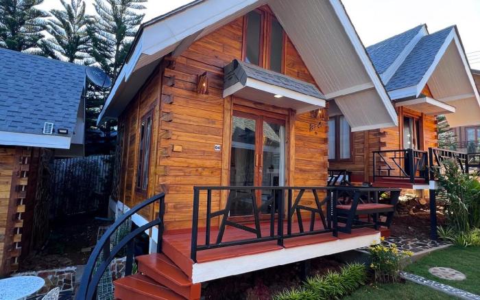 My log home resort (Garden view 3 People) Number04