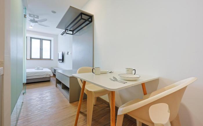Grey rustic style 2pax apartment by Nexx Field