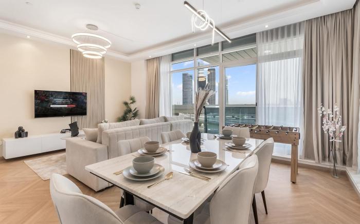 Spacious 3BR in Marina | 5 Min Walk to Metro