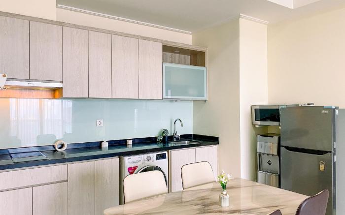 Spacious 3BR at Menteng Park Apartment By Travelio