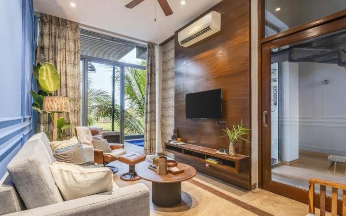 Sereno Brisa 3bhk Pool near Calangute field view
