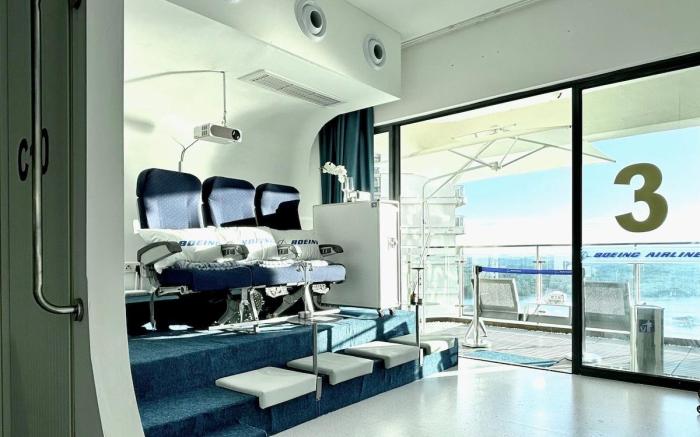 Dooga Ins-Boeing 777X Luxury Seaview Aviation Stay