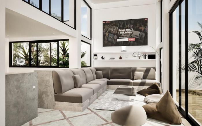 Canggu Villa-7BR |Co-Working, Pool,Rooftop Cinema