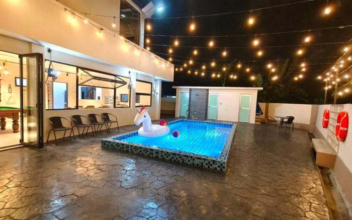 SunsetChalet:25+5pax@Pool/Snooker/Bathtub/Playgrnd