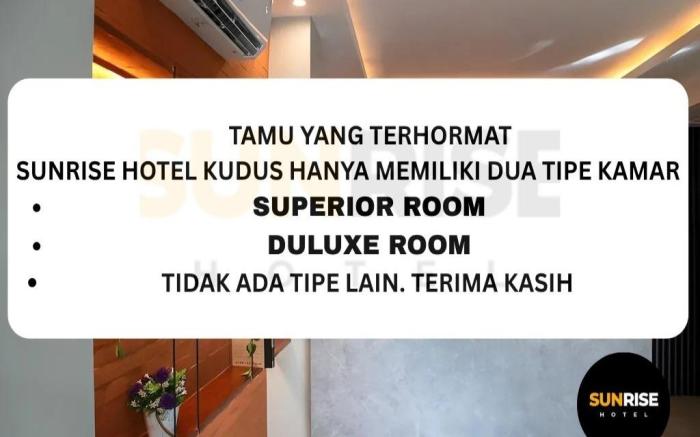 Sunrise Hotel Kudus
