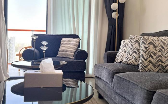 ASHRI Luxurious apt in Binghatti Avenue, AlJaddaf
