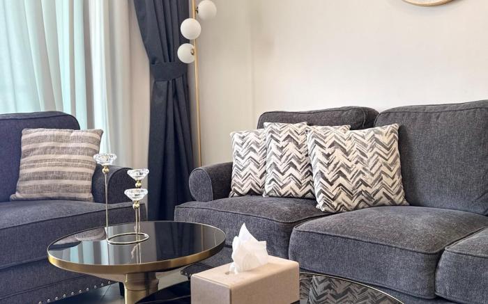 ASHRI Luxurious apt in Binghatti Avenue, AlJaddaf
