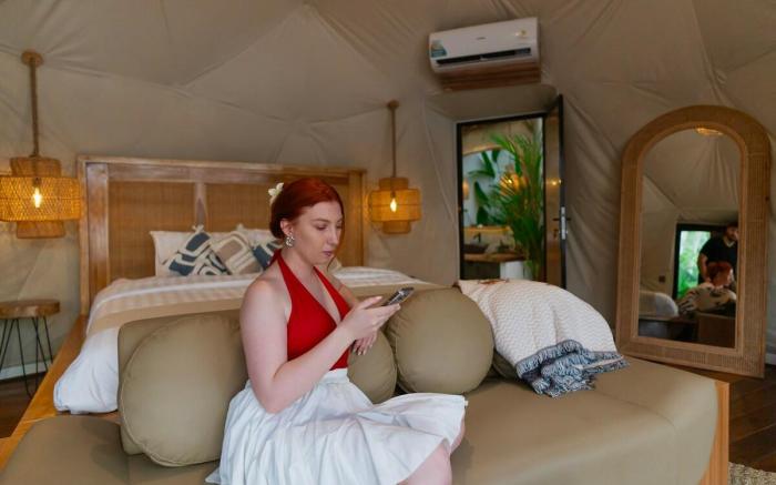 Beachfront Luxury Dome Villa on Gamat Bay