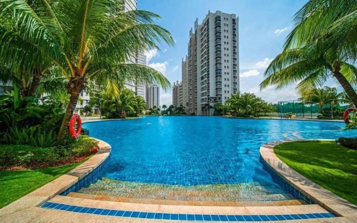 SUMMER一线海景四居四厕（60米高空海景|可住8-13人|可做饭）A12@金海湾DangaBay