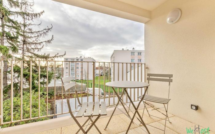 Pleasant apt with balcony -6P-Proche Disney/Paris