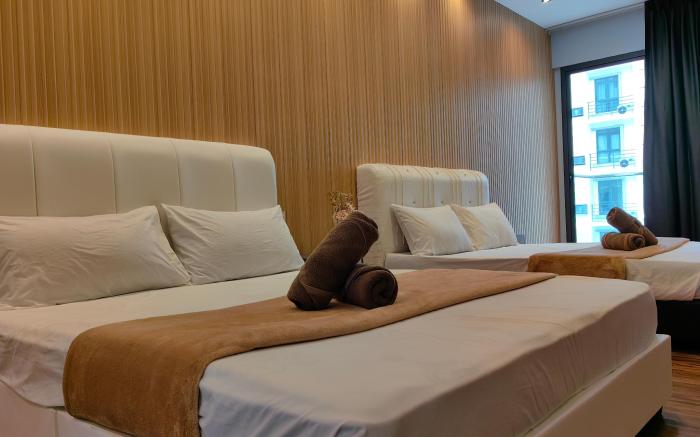 High Floor|Near Airport|Cozy Room|K Avenue 4 Pax