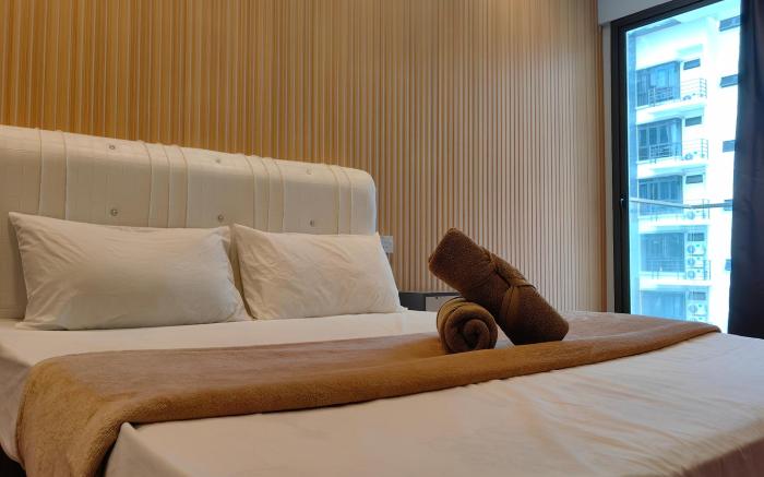 High Floor|Near Airport|Cozy Room|K Avenue 4 Pax