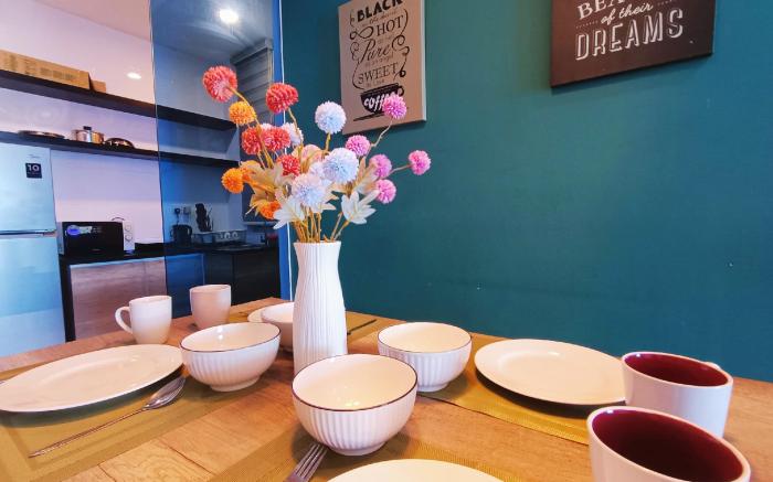 Wave 2BR 4 Pax B07 CityView - NetFlix/Parking/WiFi