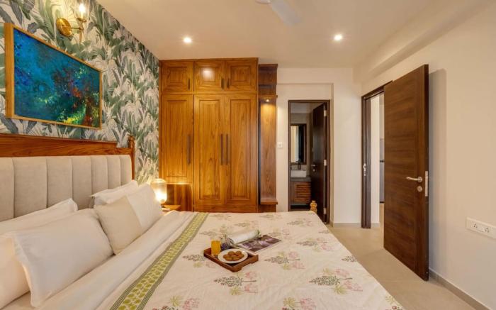 BR w Pool & Sauna | 2km to Baga & Calangute Beach