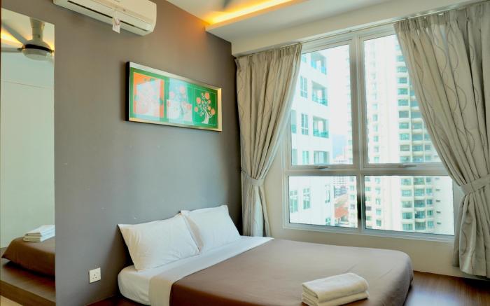 Cozy 2B2R w/Balcony  #6Pax #Seaview #Gurney Drive 
