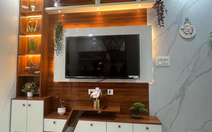 Atlas Homestays 1BHK 201 55" TV,