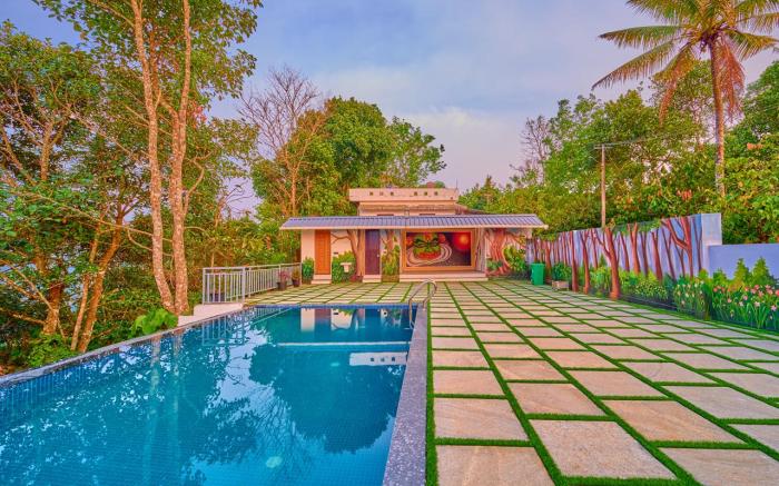 Nature Shade Pool Villa by VOYE HOMES