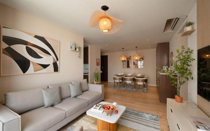 LuxeStay - Large 3BR+2BA City Views, 5min BuiVien