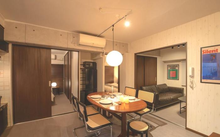 Walk to Namba｜3min to station｜63㎡ 2BR Apt sleeps 6