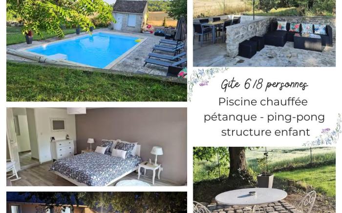 Au calme du Gâtinais - Piscine, pétanque - 8pers