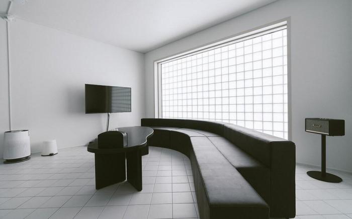 A neat and beautiful space with a studio concept