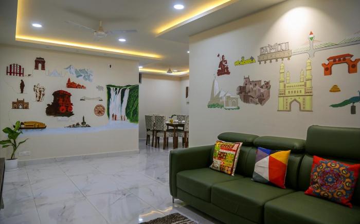 Cozy 3 bhk A/C home @ wipro circle
