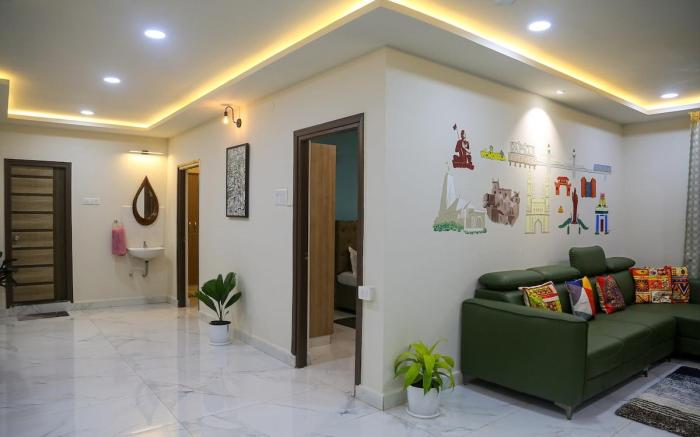 Cozy 3 bhk A/C home @ wipro circle