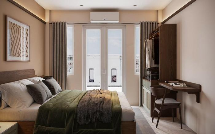 Street-facing room| 2BR| Balcony| Bamboura Home