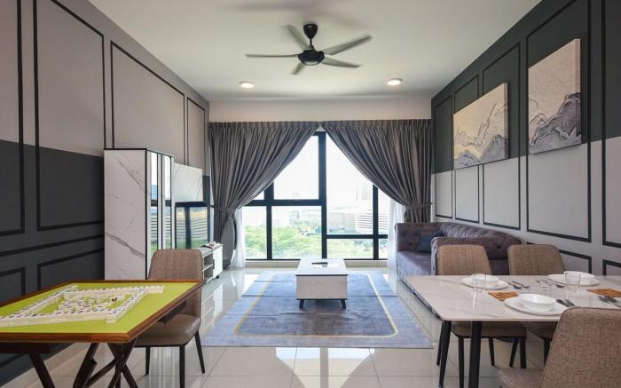 【Bathtub】Mosaic Southkey 3BR Suite【Mahjong】